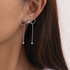 Ashlyn Stainless Steel Bow Earrings