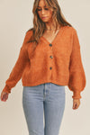 Joy Long Sleeve Button Down Sweater Cardigan