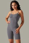 Leila Spaghetti Strap Active Romper