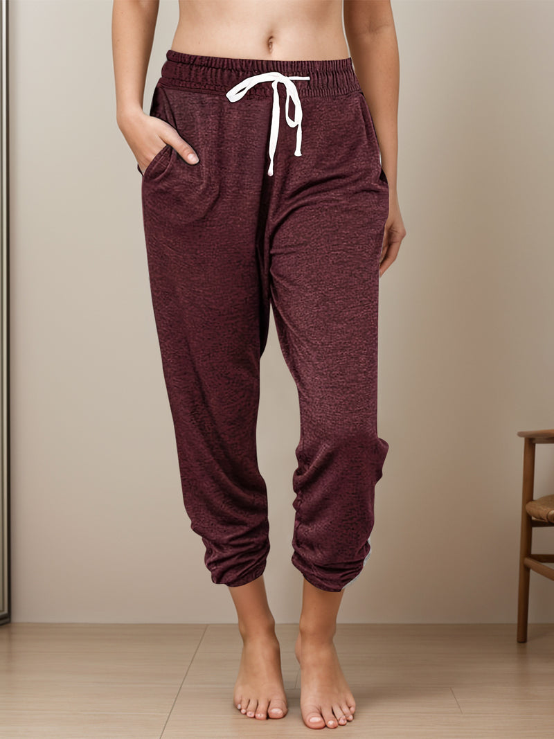 Ari Drawstring Elastic Waist Joggers with Pockets