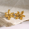 Dulce Stainless Steel Flower Earrings