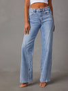 Aitana High Waist Straight Jeans with Pockets