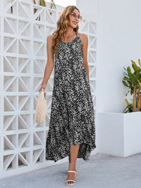 Alexandria Ditsy Floral Scoop Neck Midi Cami Dress