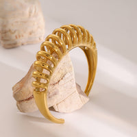 Miracle 18K Gold-Plated Stainless Steel Cutout Bracelet