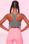 Aliana Scoop Neck Wide Strap Sports Bra