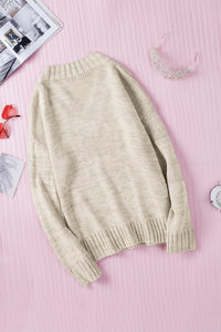Blake V-Neck Dropped Shoulder Sweater