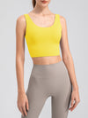 Ezra Scoop Neck Wide Strap Active Tank