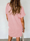 Mallory Round Neck Short Sleeve Mini Dress