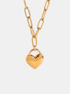 Keyla 18K Gold-Plated Stainless Steel Heart Pendant Necklace