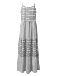 Mikayla Tiered Striped Sleeveless Cami Dress