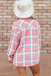 Savannah Plaid Button Up Long Sleeve Shacket