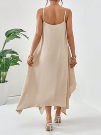 Aspyn Scoop Neck Midi Cami Dress