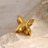 Mia 18K Gold-Plated Crisscross Ring