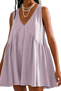 Oakleigh Plunge Wide Strap Mini Tank Dress