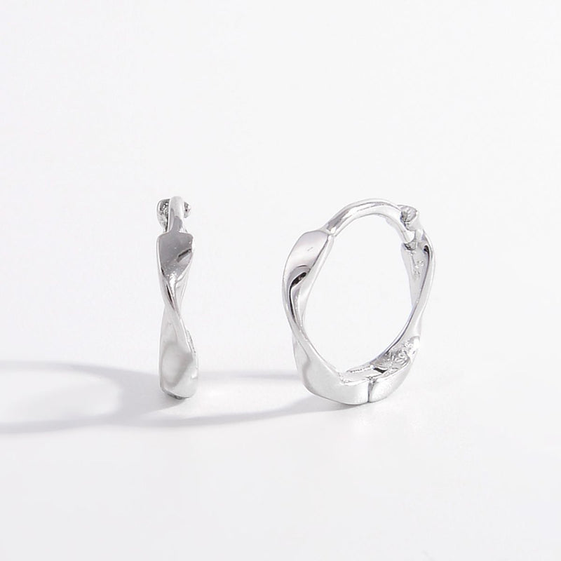 Adelyn 925 Sterling Silver Hoop Earrings