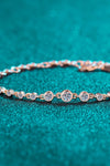 Scarlett 925 Sterling Silver Inlaid Moissanite Bracelet