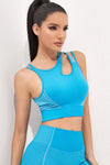 Georgia Cutout Strappy Sports Bra and Shorts Set