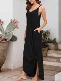 Nylah Slit Scoop Neck Sleeveless Dress