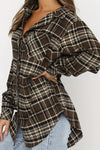 Hadley Plaid Collared Neck Long Sleeve Shirt