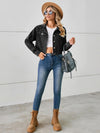 Persephone Button Up Long Sleeve Denim Jacket