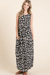 Amara Leopard Maxi Dress with Pockets