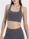 Amirah Square Neck Wide Strap Sports Bra