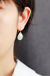 Salem Handmade Natural Stone Teardrop Earrings