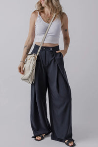 Alaina Wide Leg Pants with Pockets