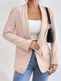 Jennifer Shawl Collar Long Sleeve Blazer