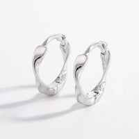 Adelyn 925 Sterling Silver Hoop Earrings