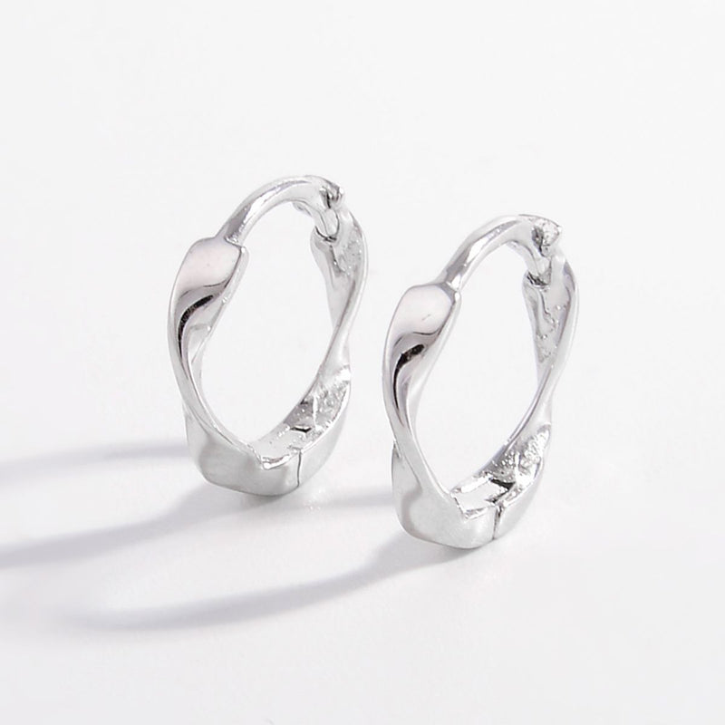 Adelyn 925 Sterling Silver Hoop Earrings