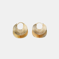 Angelica 18K Gold-Plated Spiral Earrings