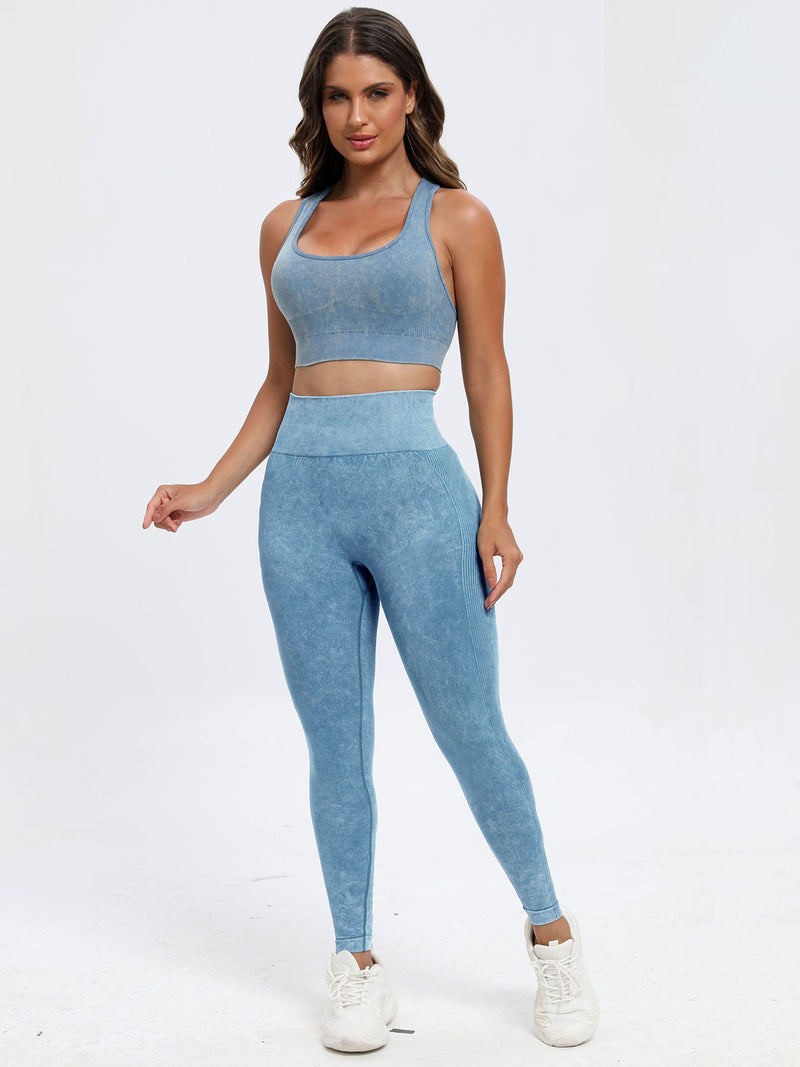 Paloma Scoop Neck Wide Strap Top and Pants Active Set