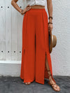 Lacey Slit Wide Leg Pants