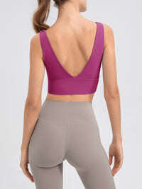 Ezra Scoop Neck Wide Strap Active Tank