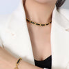 Allie 18K Gold-Plated Leather Chain Necklace