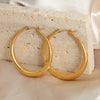 Aleena 18K Gold-Plated Hoop Earrings