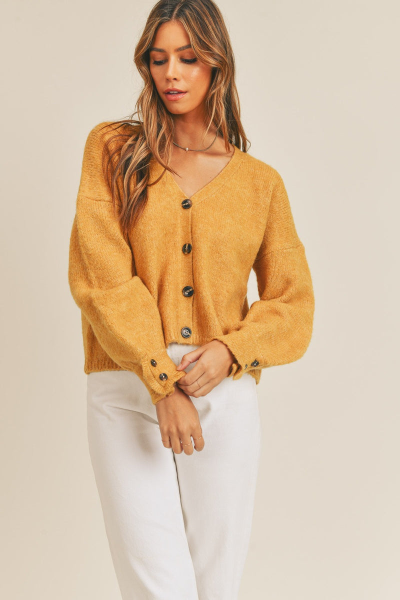 Emory Long Sleeve Button Down Sweater Cardigan