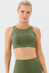 Aliyah Round Neck Wide Strap Active Bra