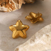 Ramona Stainless Steel Star Stud Earrings