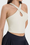 Addilynn Millennia Crisscross Grecian Neck Active Cami