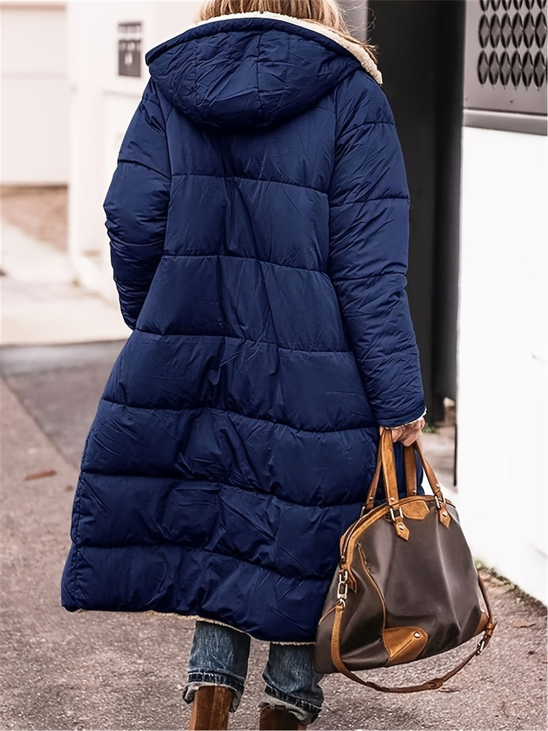 Josephine Zip Up Sherpa Hooded Coat