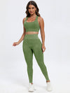 Paloma Scoop Neck Wide Strap Top and Pants Active Set