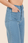 Aviana High Waist Wide Leg Jeans