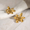 Dulce Stainless Steel Flower Earrings