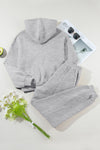 Claire Dropped Shoulder Long Sleeve Hoodie and Pants Active Set