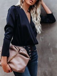 Cameron Surplice Long Sleeve Blouse