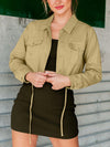 Reagan Button Up Long Sleeve Jacket