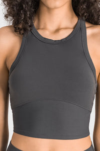 Vera Racerback Cropped Sports Tank