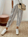 Keily Striped Pants with Pockets